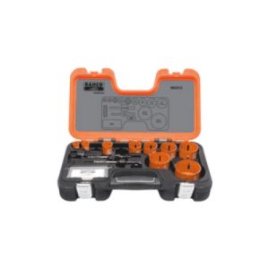 Bacho 862013 13 Piece Bi-Metal Hole Saw Kit For Plumbers & Electricians