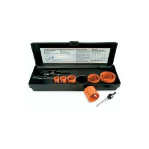 Bahco 862109 Electricians 9 Piece Bi-Metal Hole Saw Kit
