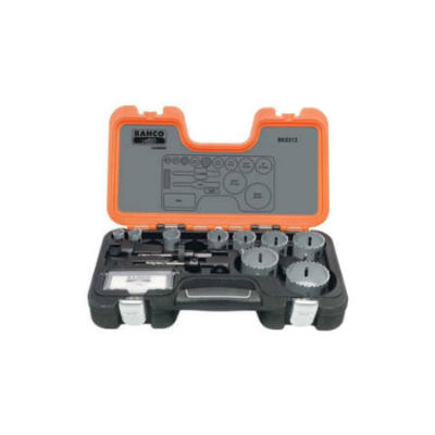 Bahco 863313 13 Piece Carbide Tipped Hole Saw Kit