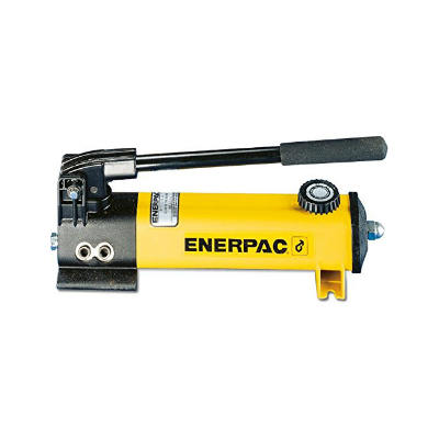 Enerpac P-142 Two-Speed 2 Stage Hydraulic Lightweight Hand Pump 20 Cu. Inch Tank