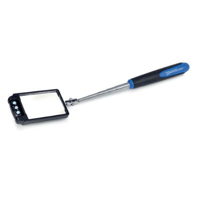 Williams 40256 2 1/4 Inch X 3 1/2 Inch Rectangular Lighted Telescoping Inspection Mirror