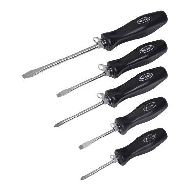 Williams� 100P-5MD-TH 5 Piece Mixed Screwdriver Set With Rotating Tab