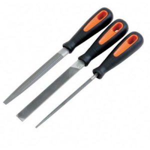 Bahco 1-473-06-2-2 3 Piece Ergonomic 8 Inch Engineering File Set