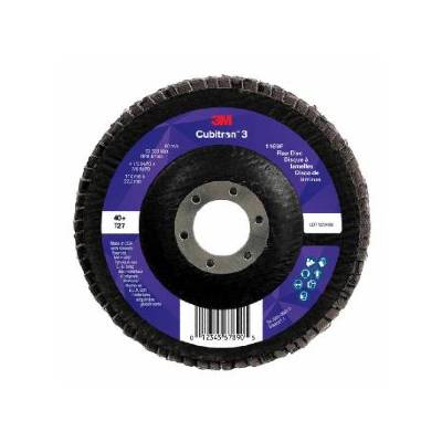 3M 1169F 4 1/2 X 7/8 40 Grit Cubitron 3 Ceramic Flap Disc Type 27 7100380474