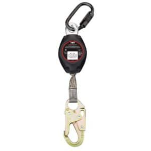 Dynamic FP1102W7 Feet Single Leg With Triple Action Carabiner & Snap Self Retracting Lifeline