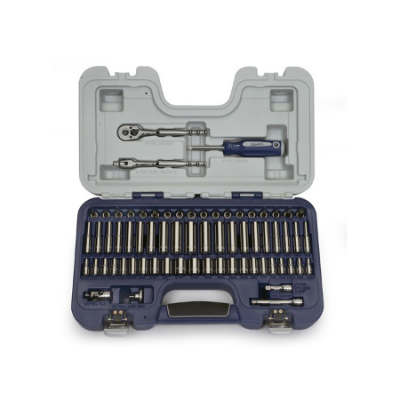 Williams 50602A 1/4 Inch Drive 67 Piece SAE & Metric Socket Set With Bits Chrome