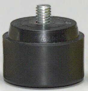 Williams HSF-20H 2 Inch Diameter Black Hard Soft-Face Hammer Tip