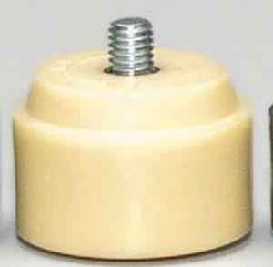 Williams HSF-20N 2 Inch Diameter Cream Medium Hard Soft-Face Hammer Tip