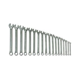 Williams MWS-18A 18 Piece Metric Supercombo Combination Wrench Set 12 Point Crome 7mm To 24mm