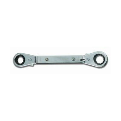 Williams RBO-810 1/4 In. X 5/16 In. SAE 25 Degree Reversible Offset Ratcheting Box Wrench 12 Point Chrome