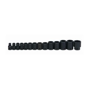 Williams WS-4-14 1/2 Inch Drive Standard Impact Socket Set 6 Point 14 Pc