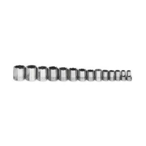 Williams WSS-814RC 1/2 Inch Drive 14 Piece 8 Point Shallow SAE Socket Set Chrome