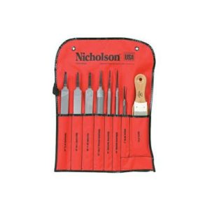 Crescent Nicholson 22025 8 Piece Machinist Hand File Set