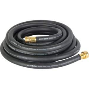 Contractor Duty 5/8 Inch X 100 Foot Black Rubber Hose