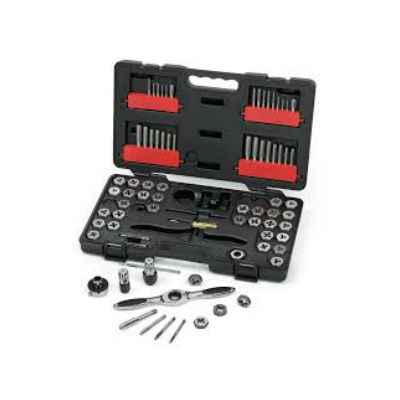Gearwrench 3887 75 Piece SAE / Metric Ratcheting Tap & Die Set