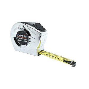 Crescent Lufkin P2312 3/4In 12Ft Measuring Tape Chrome Case P2000