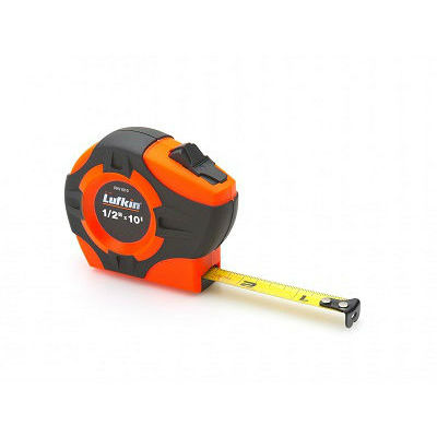 Crescent Lufkin PHV1023CME 1/2In 10Ft / 13mm 3m High Visibility Orange Measuring Tape P1000