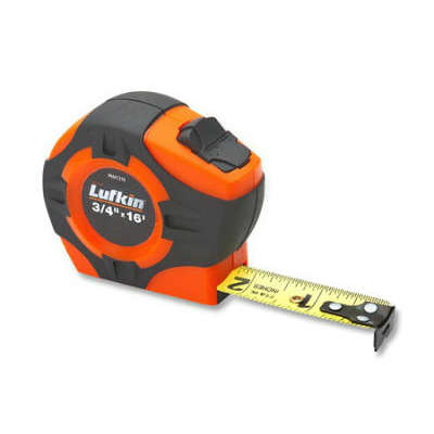 Crescent Lufkin PHV1316 3/4In 16Ft High Visibility Orange Measuring Tape P1000