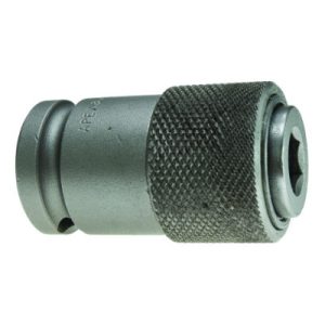 Apex QR-308 3/8 Inch Female Drive 1/4 Inch Hex Bit Holder Quick Change Release Chuck