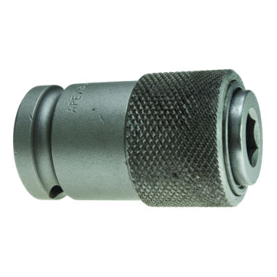 Apex QR-308 3/8 Inch Female Drive 1/4 Inch Hex Bit Holder Quick Change Release Chuck