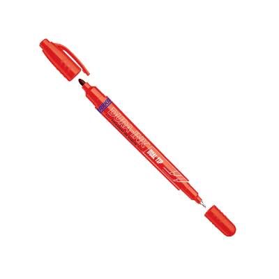 Markal 096282 Red Dura-Ink Dual Tip Permanent Marker