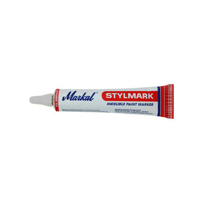 Markal 096652 White StylMark Ball Paint Marker