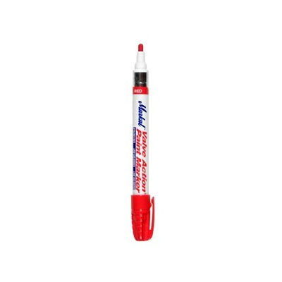Markal 096822 Red Paint-Riter Valve Action Paint Marker