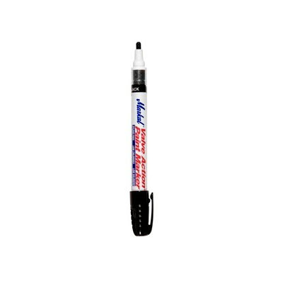 Markal 096823 Black Paint-Riter Valve Action Paint Marker