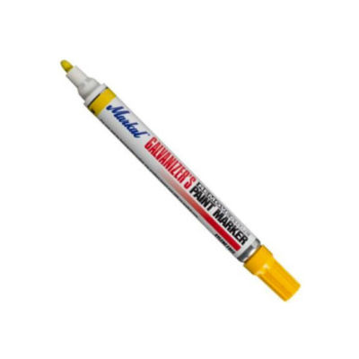 Markal 028786 Yellow Galvanizers Removable Paint Marker