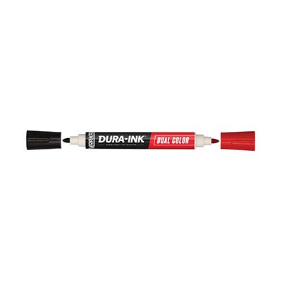 Markal 096330 Dura-Ink Black/ Red Dual Color Permanent Marker
